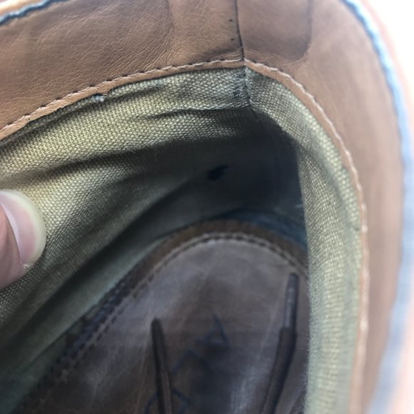 ALDO CHUKKA BOOTS MENS Brown LEATHER UPPER LACE UP - Picture 10 of 10